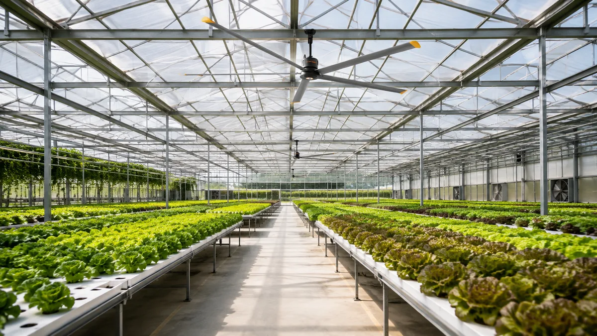 Agricultural Buildings cooling and ventilation application