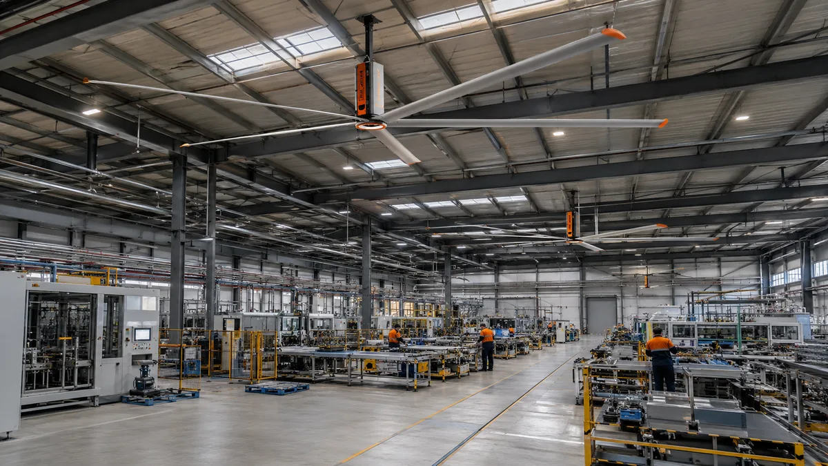 Manufacturing Facilities cooling and ventilation application
